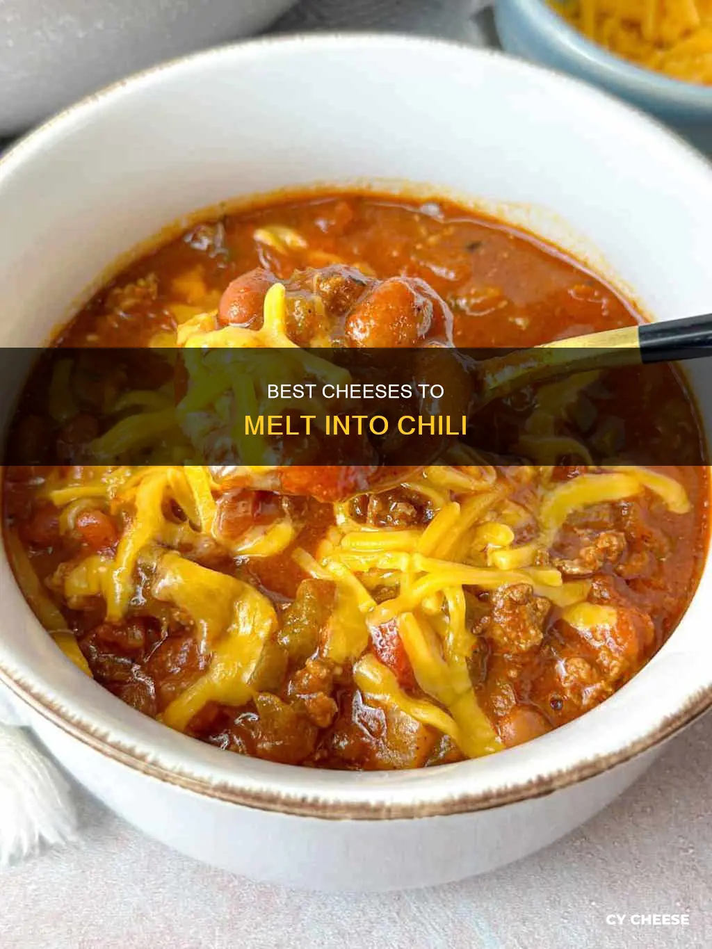 what kind of cheese melts easily into chili
