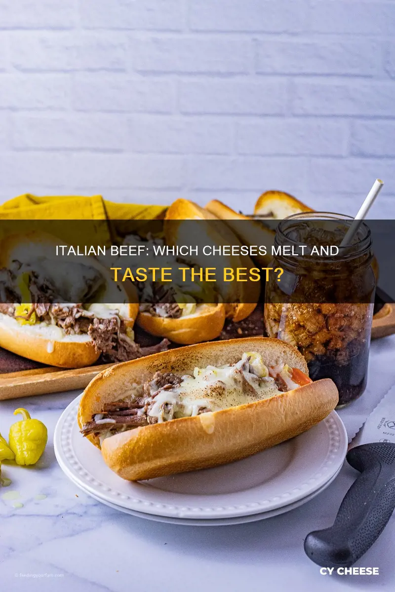 what kind of cheese on an italian beef