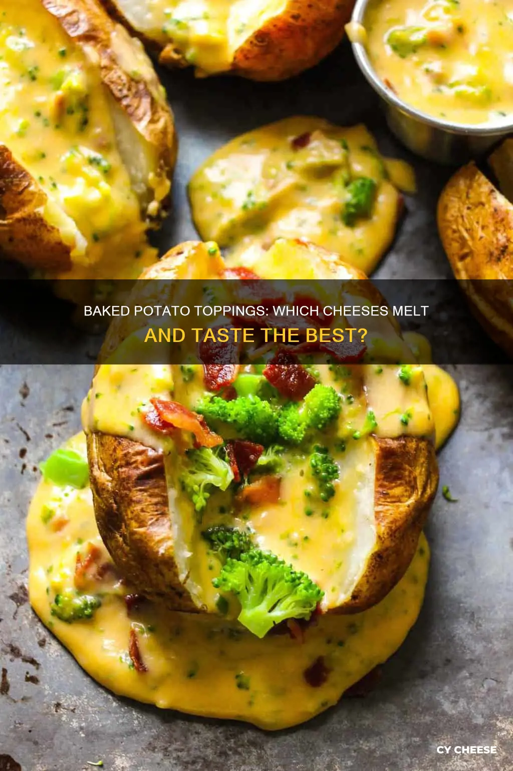 what kind of cheese on baked potato