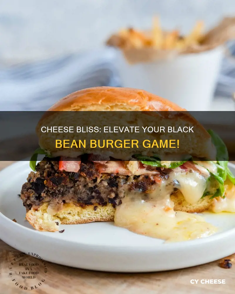 what kind of cheese on black bean burger