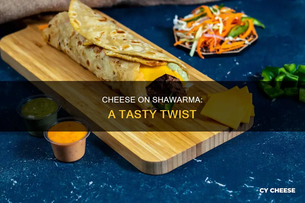 what kind of cheese on chicken shawarma