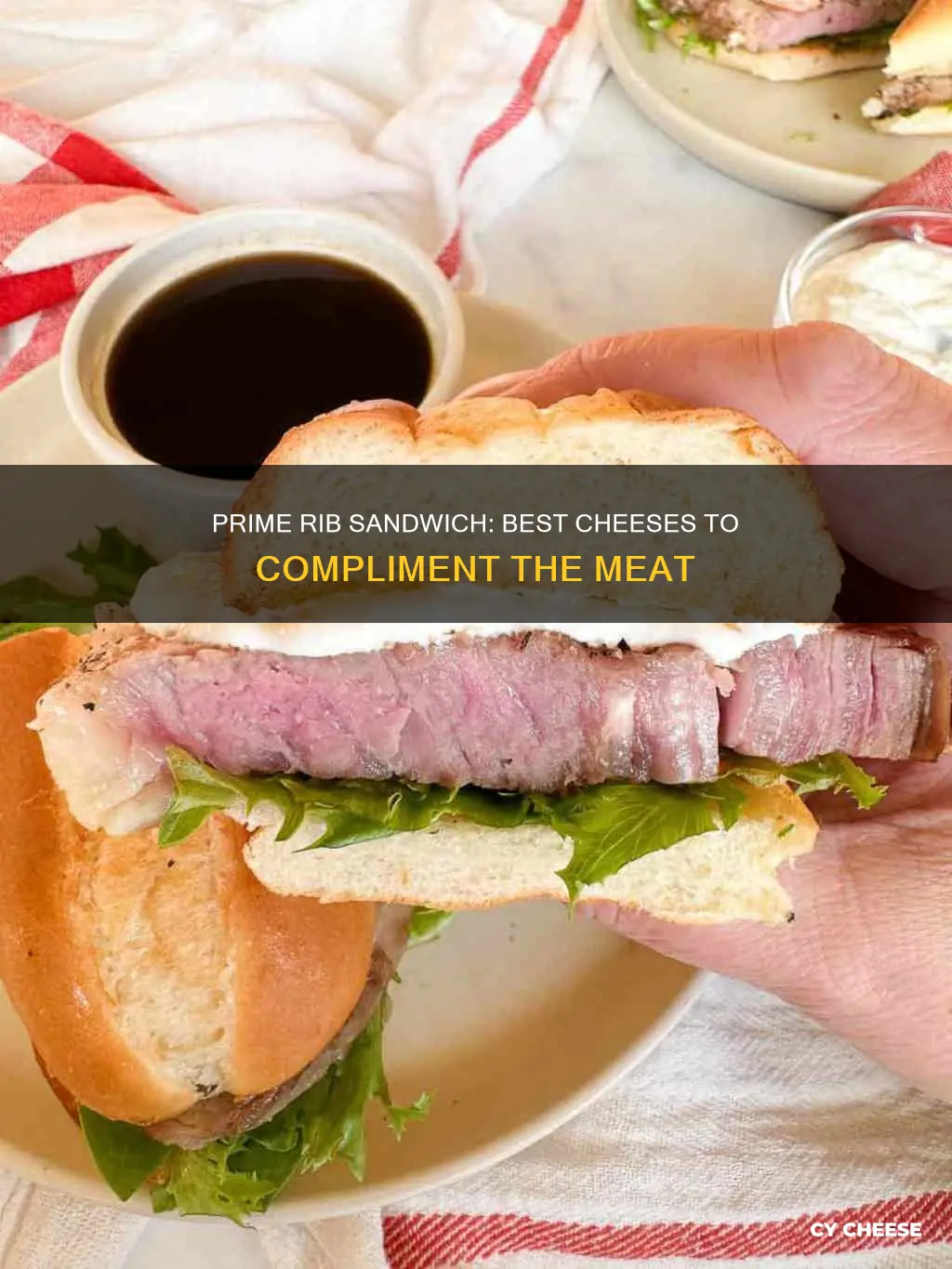 what kind of cheese on prime rib sandwich
