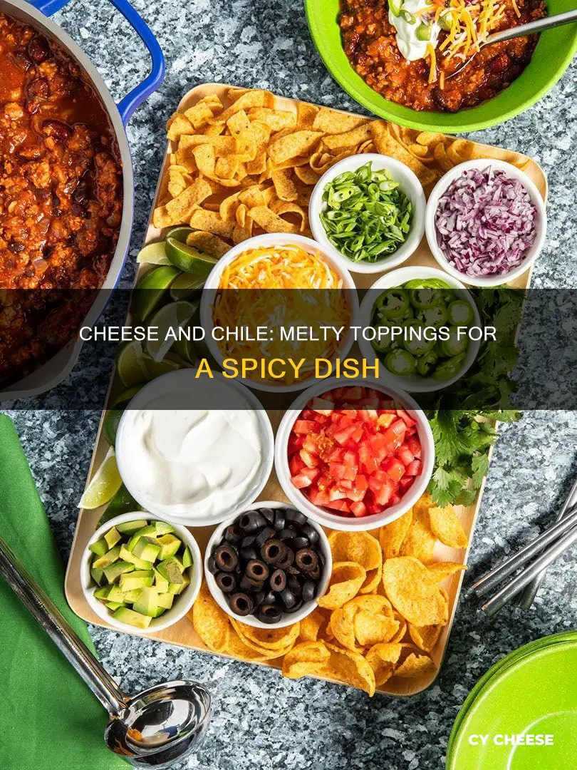 what kind of cheese on top of chile