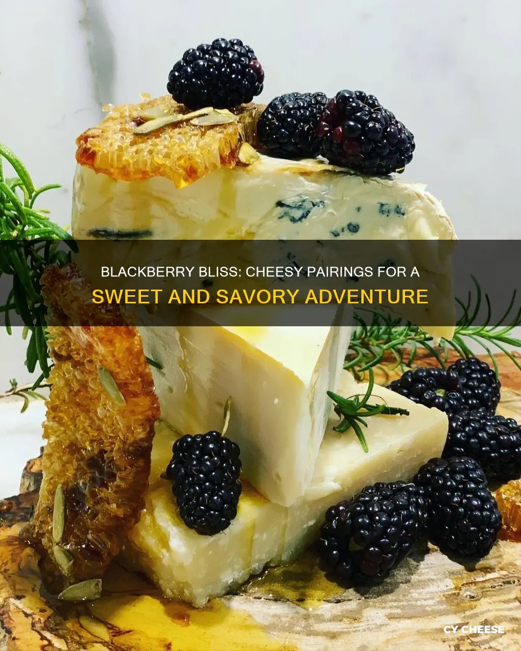 what kind of cheese pairs with blackberries