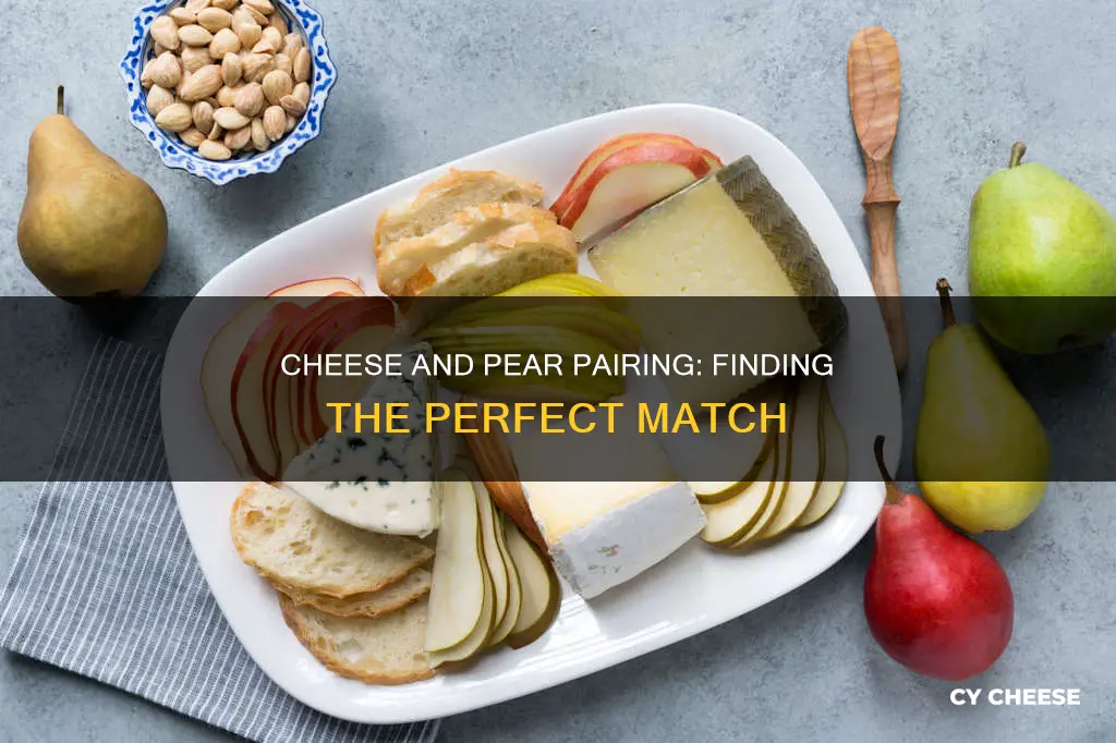 what kind of cheese pairs with pears