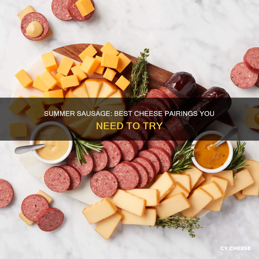 what kind of cheese put in summer sausage