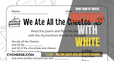 Cheese and White: Perfect Rhymes for Your Platter