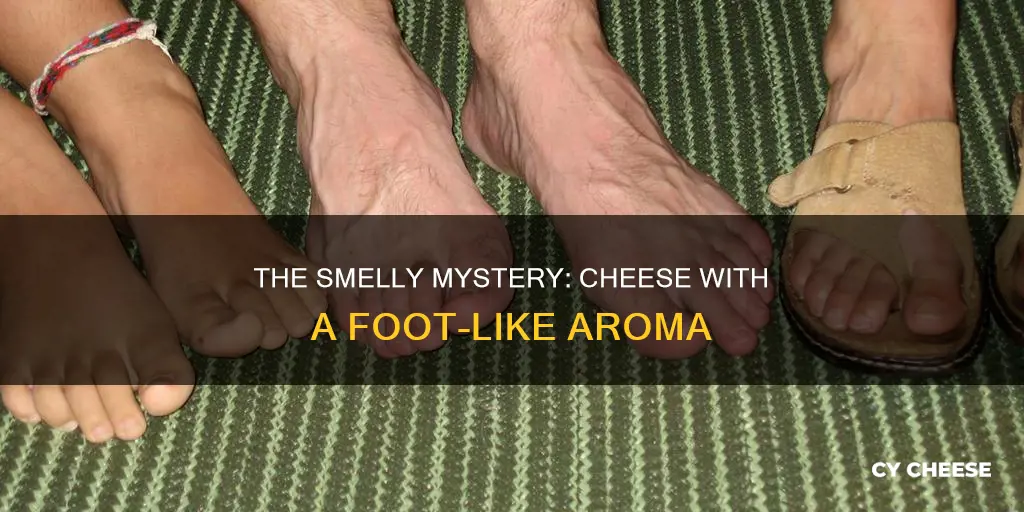 what kind of cheese smells like feet