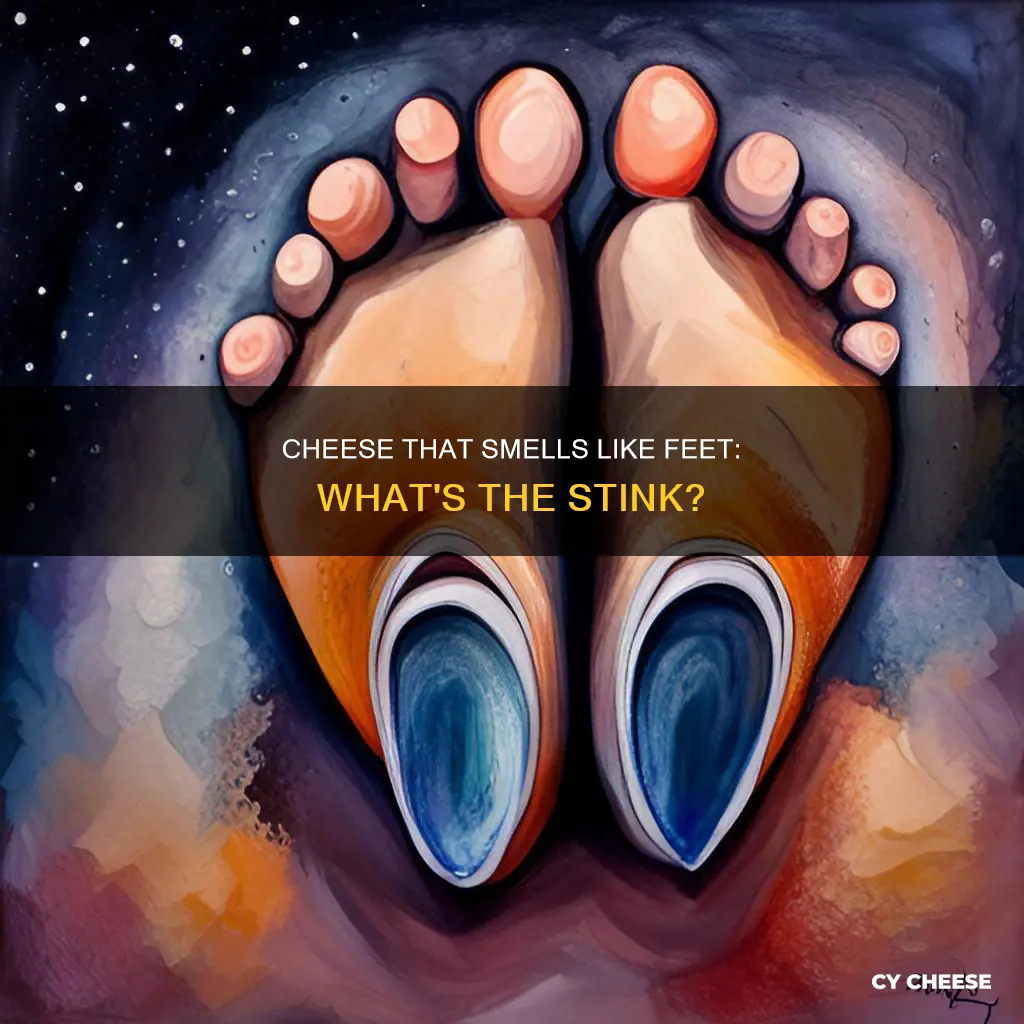 what kind of cheese smells like feet