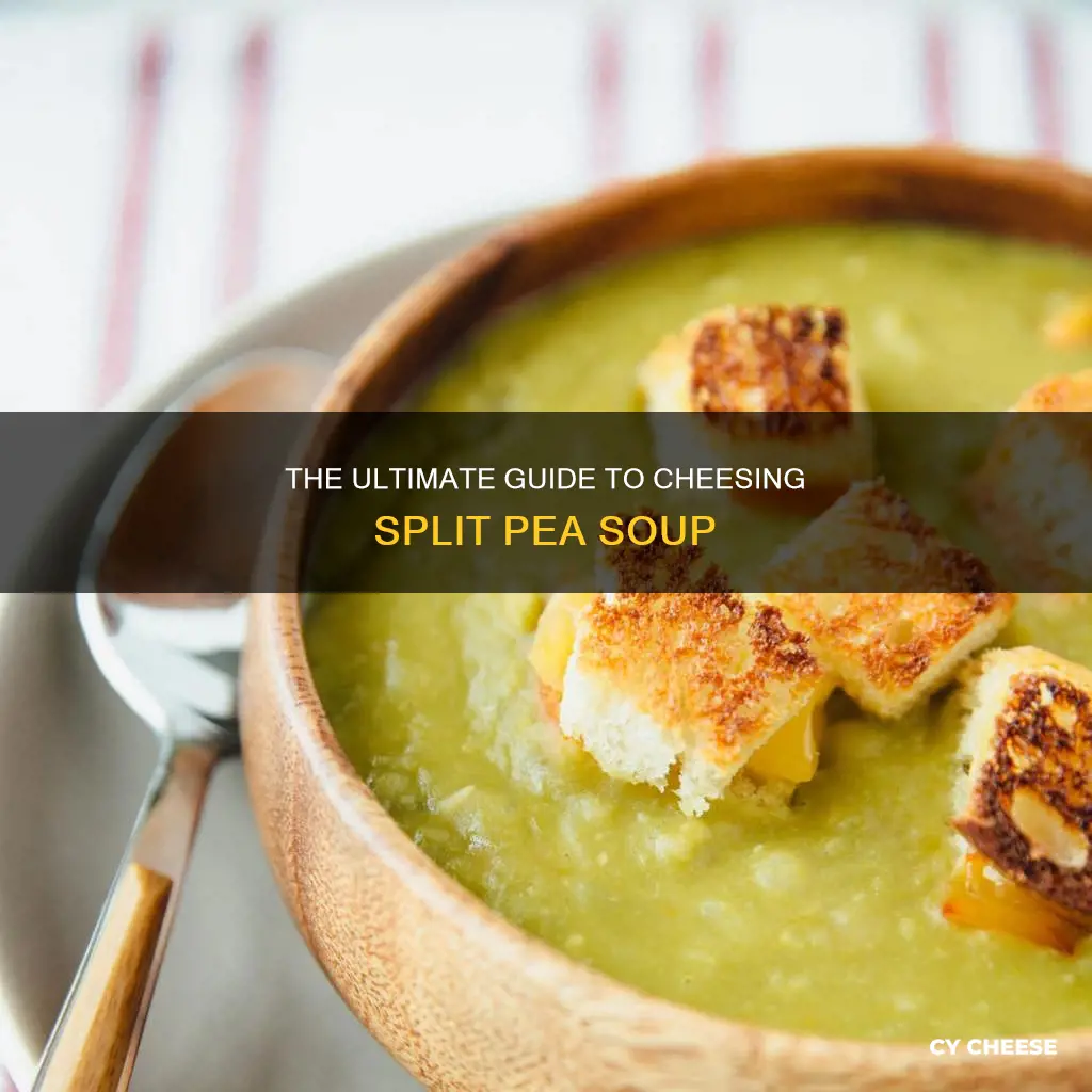 what kind of cheese tastes best with split pea soup