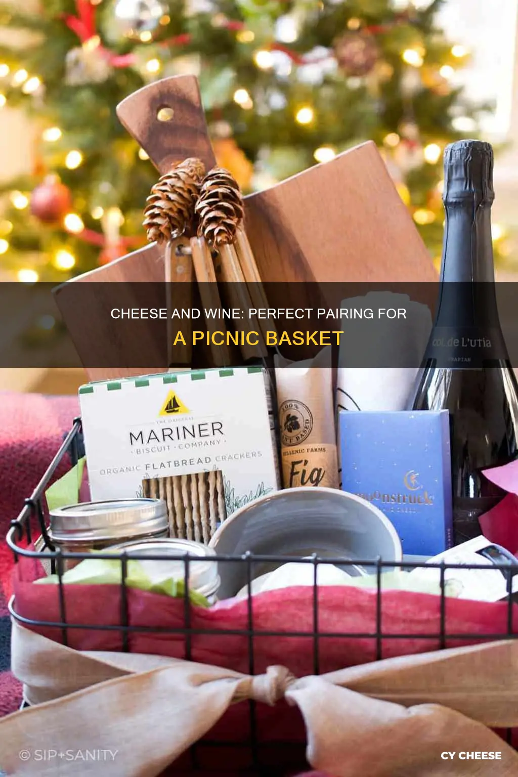 what kind of cheese to put in wine basket