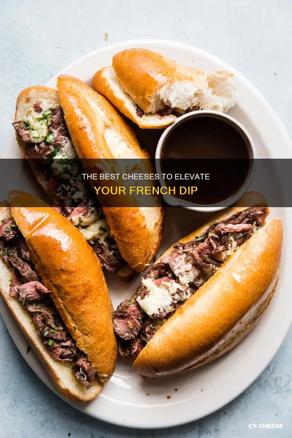 what kind of cheese to put on french dip