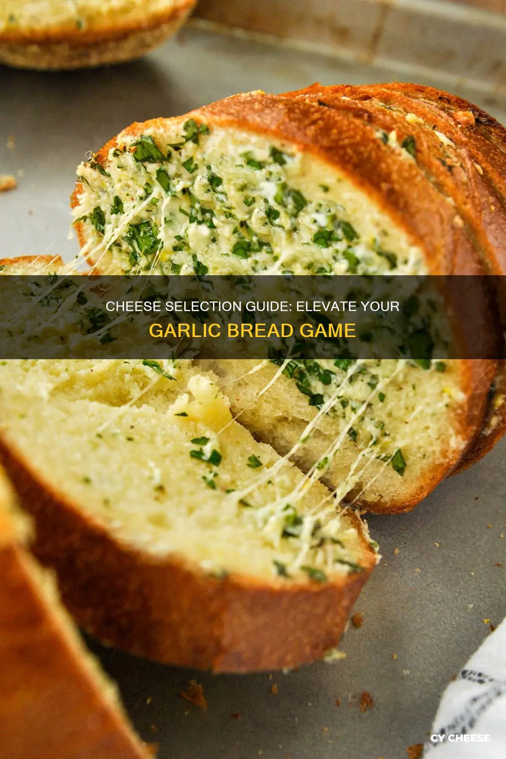 what kind of cheese to put on garlic bread