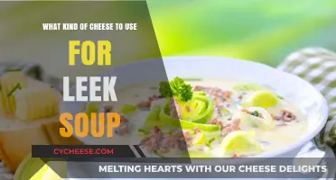 Cheese and Leek Soup: Which Cheese Melts Best?