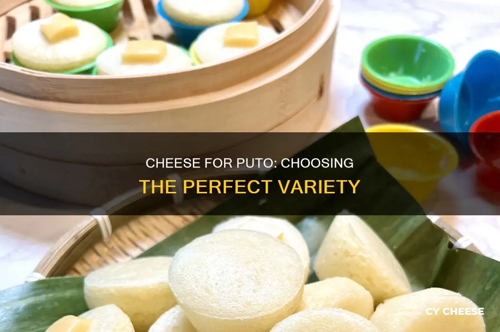 what kind of cheese to use for puto