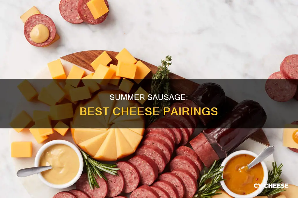 what kind of cheese to use in summer sausage