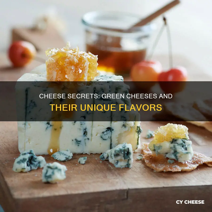 what kind of cheese turns green