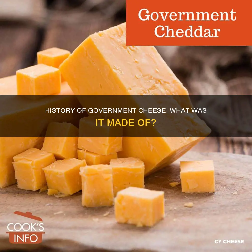 what kind of cheese was government cheese