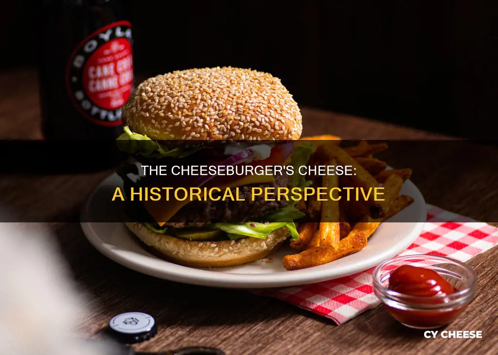 what kind of cheese was on the first cheeseburgers