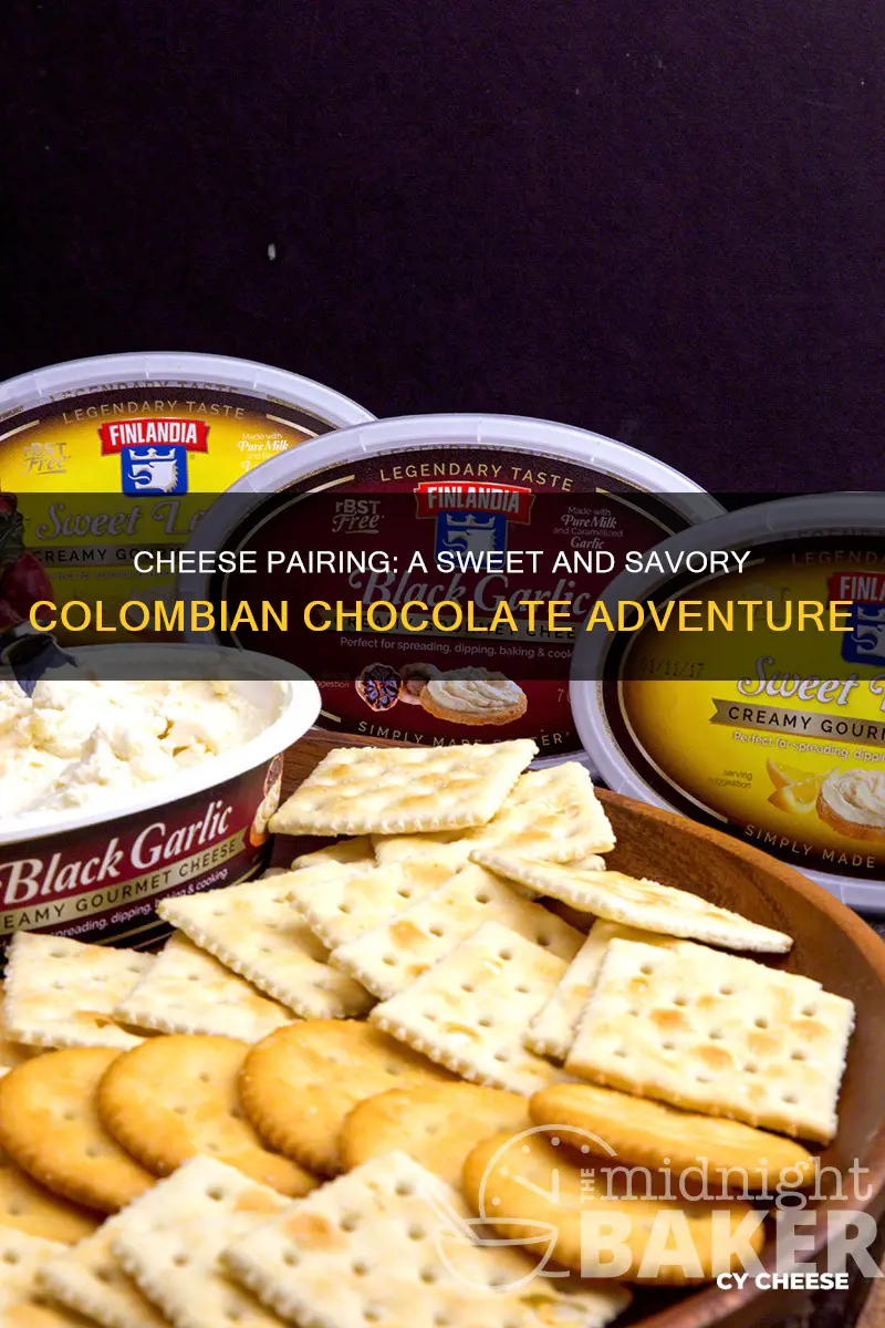 what kind of cheese with colombian hot chocolate