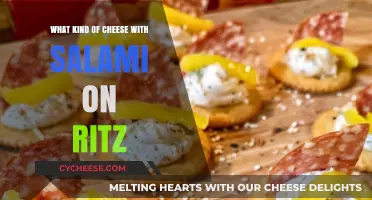 Cheese Pairing: Ritz, Salami, and the Perfect Match