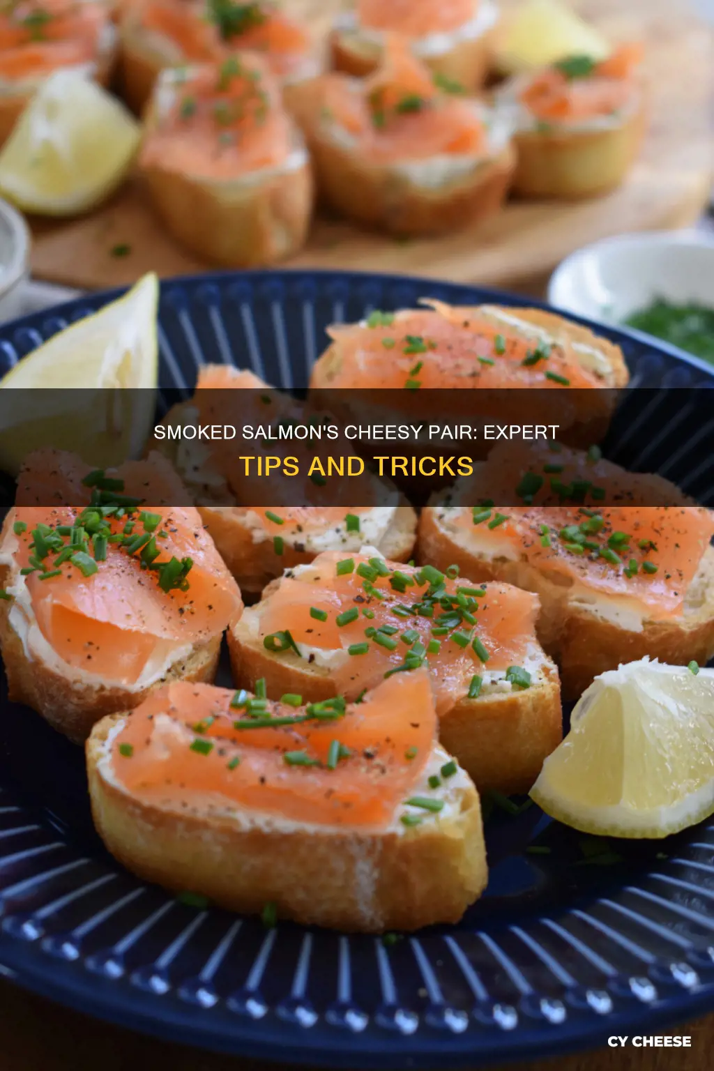 what kind of cheese with smoked salmon