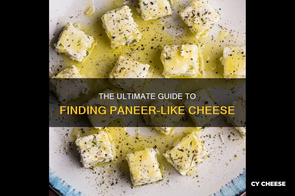 what kind of cheese with the texture like paneer