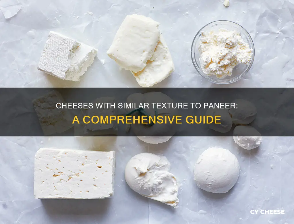 what kind of cheese with the texture like paneer