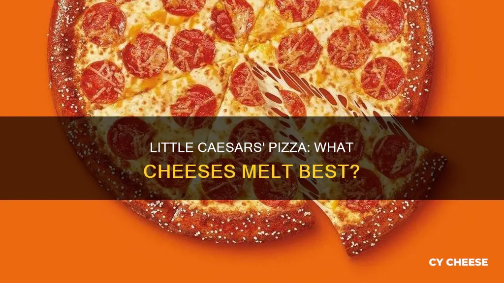 what kind of cheeses little caesars cheese pizza