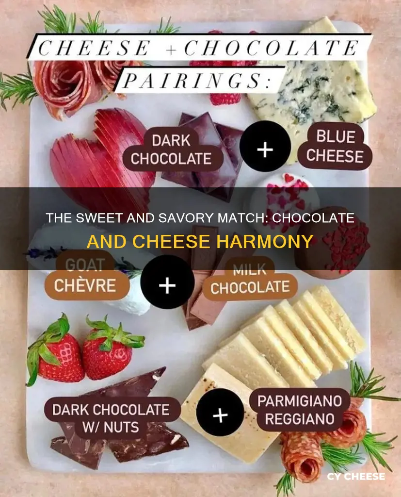 what kind of chocolate pairs with cheese