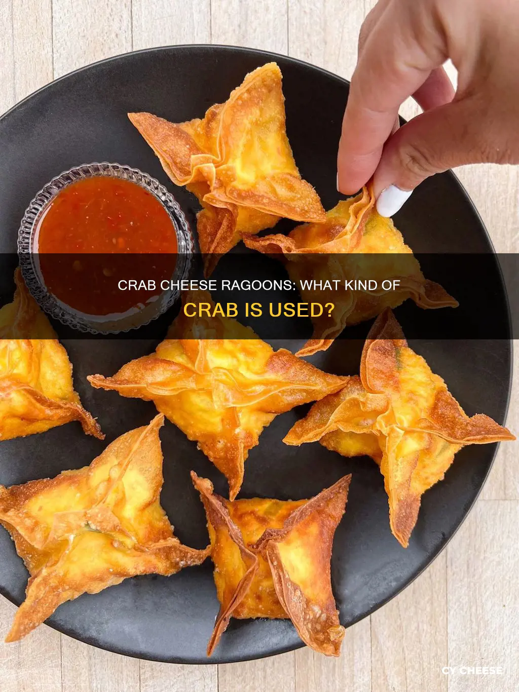 what kind of crab in crab cheese ragoons