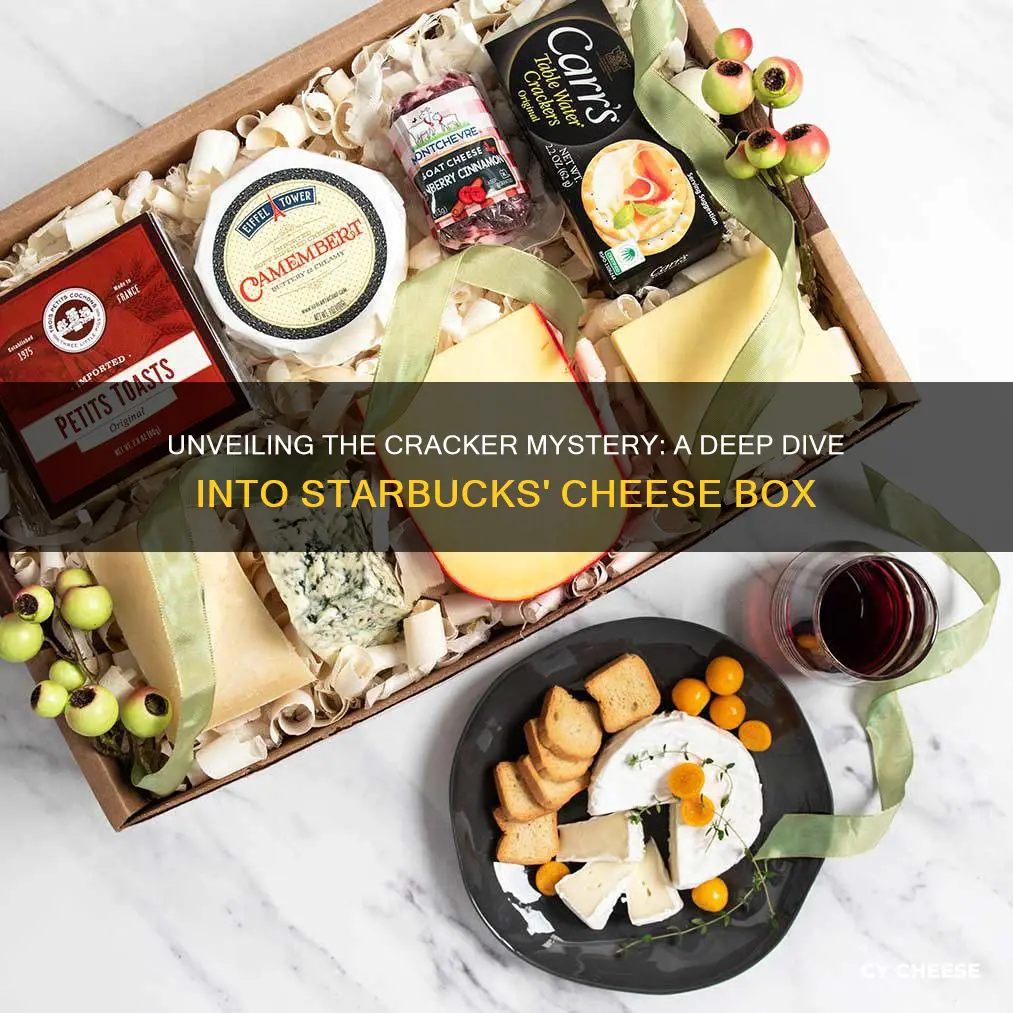 what kind of crackers are in starbucks cheese box