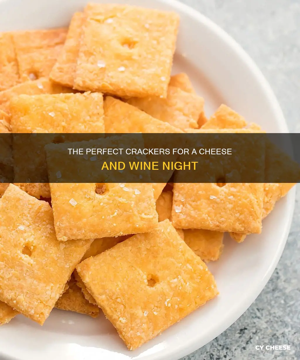 what kind of crackers fpr cheese and wine