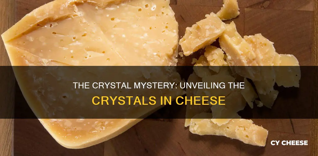 what kind of crystals form in cheese