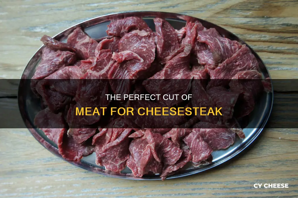 what kind of cut of meat is cheese steak