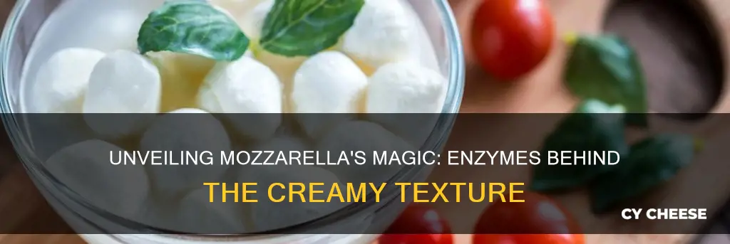 what kind of enzymes in mozzarella cheese