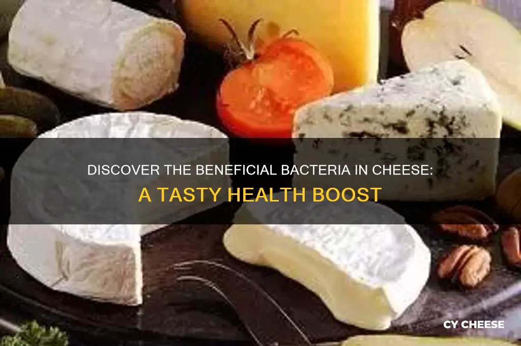 what kind of good bacteria is in cheese