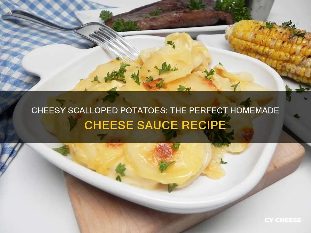 what kind of home made cheese sauce for scalloped potatoes