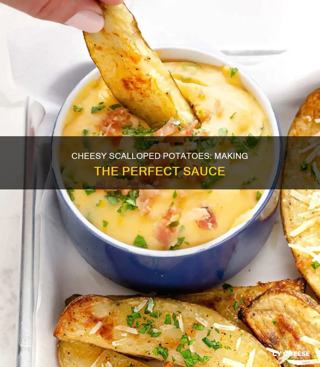 what kind of home made cheese sauce for scalloped potatoes