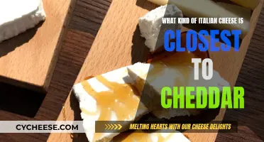 Italian Cheddar: Exploring Similar Cheeses in Italian Cuisine