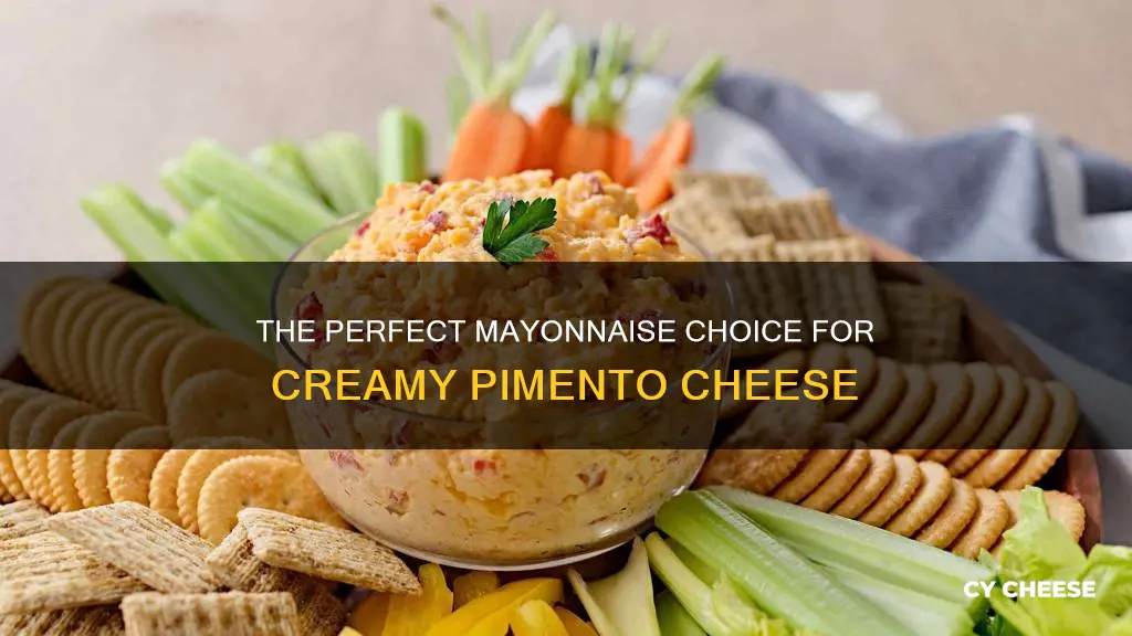 what kind of mayonnaise in pimento cheese