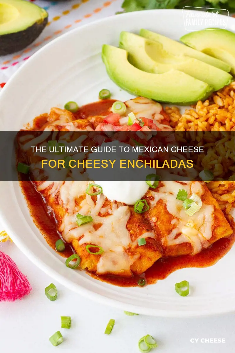 what kind of mexican cheese for cheese enchiladas