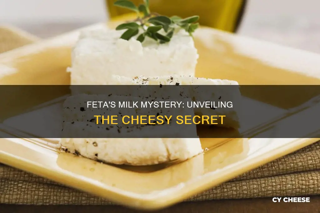 what kind of milk is feta cheese made from