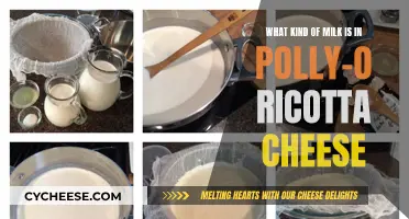Ricotta Cheese's Milk Source: Polly-O's Secret