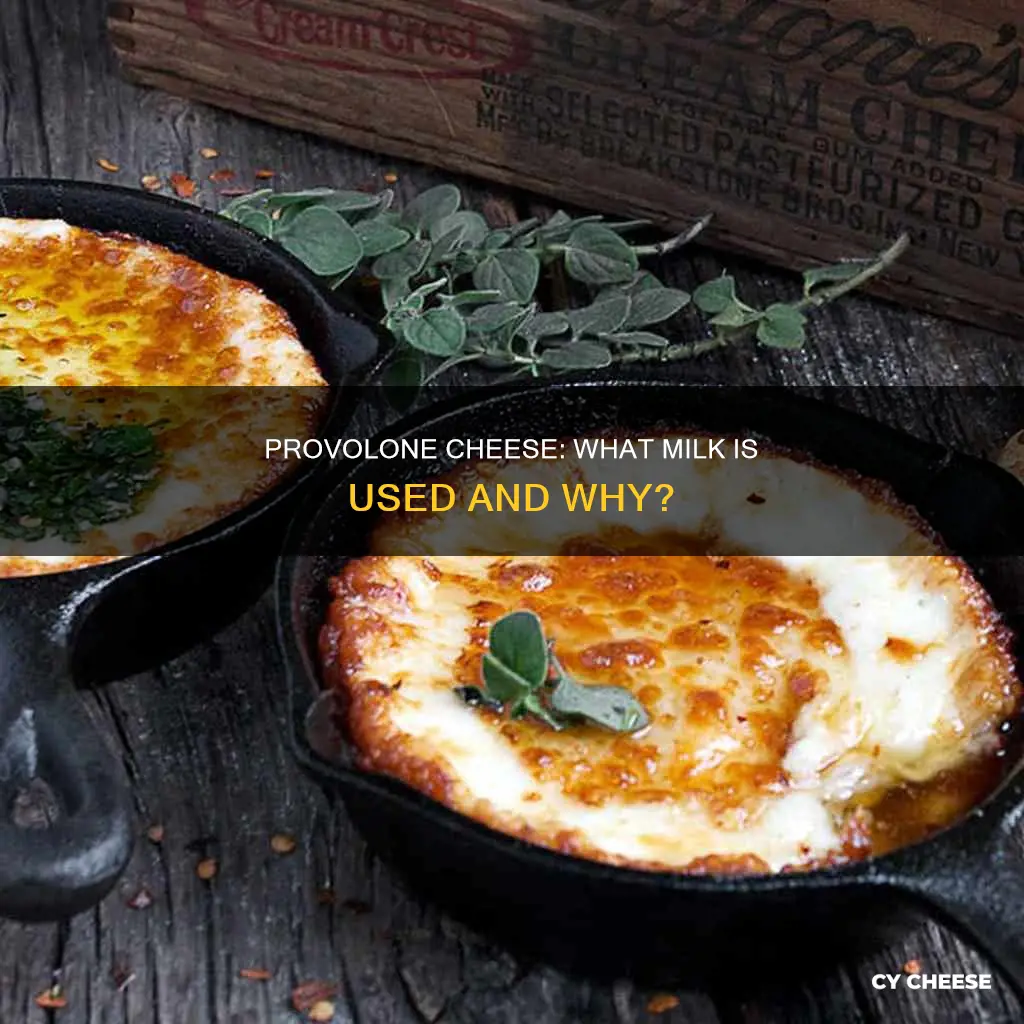 what kind of milk is provolone cheese made from
