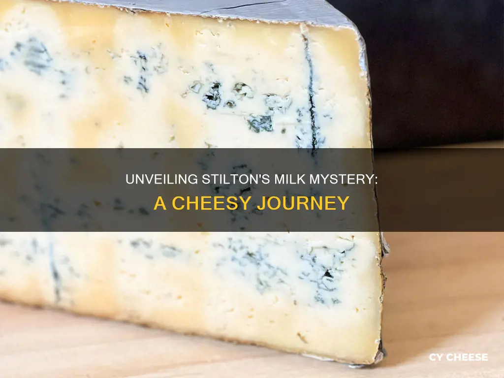 what kind of milk is stilton cheese made from