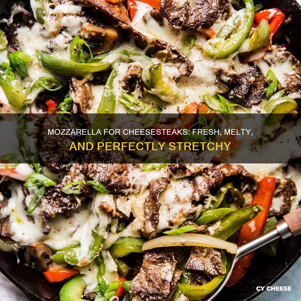what kind of mozzarella is best for cheese steaks