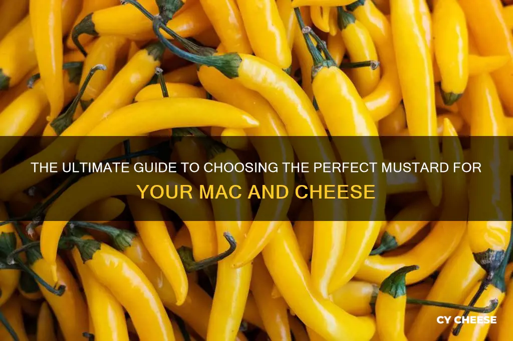 what kind of mustard for macaroni and cheese