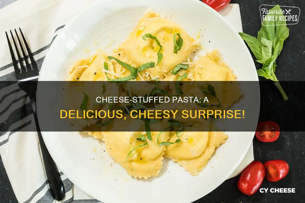 what kind of pasta has cheese inside it called