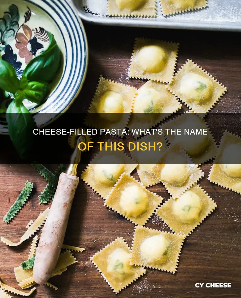 what kind of pasta has cheese inside it called